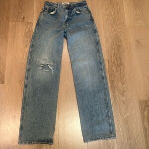 Reformation Val 90’s mid rise straight jeans